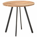 spisebord 80 cm massivt akacietræ
