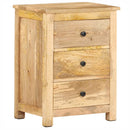 sengebord 45x35x60 cm massivt mangotræ