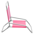 foldbare strandstole 2 stk. stof pink