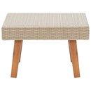 udendørs sofabord polyrattan beige