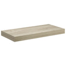 væghylder 4 stk. 50x23x3,8 cm MDF egetræsfarve