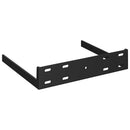 hjørnehylder 2 stk. 25x25x3,8 cm MDF sort højglans