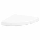 hjørnehylder 4 stk. 35x35x3,8 cm MDF hvid