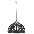 industriel loftlampe med kæde og hjul 45 cm E27