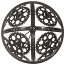 industriel loftlampe med kæde og hjul 45 cm E27