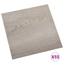 Gulvplanker træ 5,11 m² 55 stk. PVC