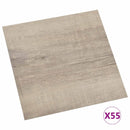 Gulvplanker Gråbrun 5,11 m² 55 stk. PVC