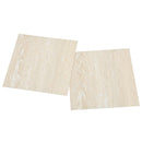 Gulvplanker Hvid og Beige 5,11 m² 55 stk. PVC