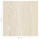 Gulvplanker Hvid og Beige 5,11 m² 55 stk. PVC