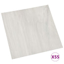 Gulvplanker Creme 5,11 m² 55 stk. PVC