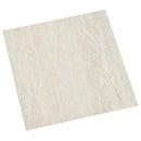 Gulvplanker Cremehvid 5,11 m² 55 stk. PVC
