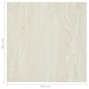 Gulvplanker Cremehvid 5,11 m² 55 stk. PVC