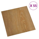 Gulvplanker Brun 5,11 m² 55 stk. PVC