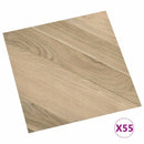 Gulvplanker Brun 5,11 m² 55 stk. PVC