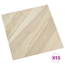 Gulvplanker Beige 5,11 m² 55 stk. PVC