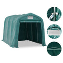 garagetelt 2,4x3,6 m PVC grøn