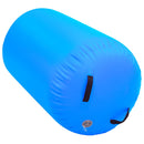 oppustelig gymnastikrulle med pumpe 100x60 cm PVC blå
