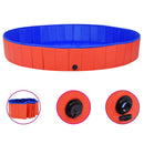 foldbart hundebassin 200x30 cm PVC rød
