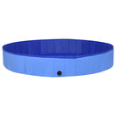 foldbart hundebassin 300x40 cm PVC blå