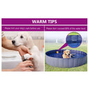 foldbart hundebassin 300x40 cm PVC blå