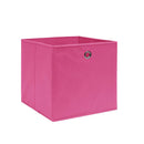 opbevaringskasser 4 stk. ikke-vævet stof 28x28x28 cm pink