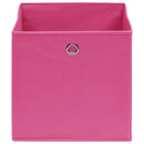 opbevaringskasser 4 stk. ikke-vævet stof 28x28x28 cm pink