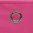 opbevaringskasser 4 stk. ikke-vævet stof 28x28x28 cm pink