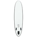 oppusteligt paddleboardsæt sort og hvid