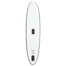oppusteligt paddleboard med sejl sort og hvid