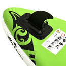oppusteligt paddleboardsæt  366x76x15 cm grøn