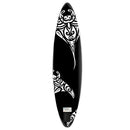 oppusteligt paddleboardsæt 305x76x15 cm sort