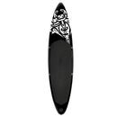 oppusteligt paddleboardsæt 305x76x15 cm sort