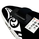 oppusteligt paddleboardsæt 305x76x15 cm sort