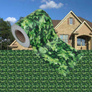 haveskærm 35x0,19 m PVC grøn