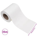 haveskærm 35x0,19 m 4 stk. PVC hvid
