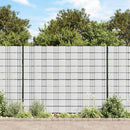 haveskærm 35x0,19 m 4 stk. PVC hvid