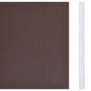 haveskærm 35x0,19 m PVC brun