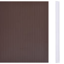haveskærm 70x0,19 m PVC brun