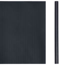haveskærm 35x0,19 m PVC mat mørkegrå