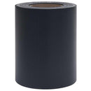 haveskærm 35x0,19 m PVC mat mørkegrå
