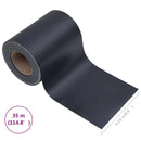 haveskærm 35x0,19 m PVC mat mørkegrå
