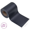 privatlivsliste PVC 35x0,19 m mat mørkegrå