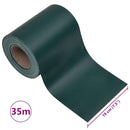 haveskærm 35x0,19 m 4 stk. PVC mat grøn