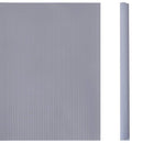 haveskærm 35x0,19 m PVC mat lysegrå
