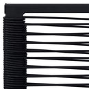 havestole 2 stk. PVC-rattan sort