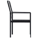 havelamper 4 stk. PVC-rattan sort