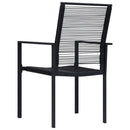 havelamper 4 stk. PVC-rattan sort