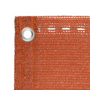 altanafskærmning 120x500 cm HDPE orange