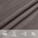 solsejl 3,5x4,5 m HDPE 160 g/m² antracitgrå