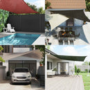 solsejl 160 g/m² 5x6 m HDPE beige